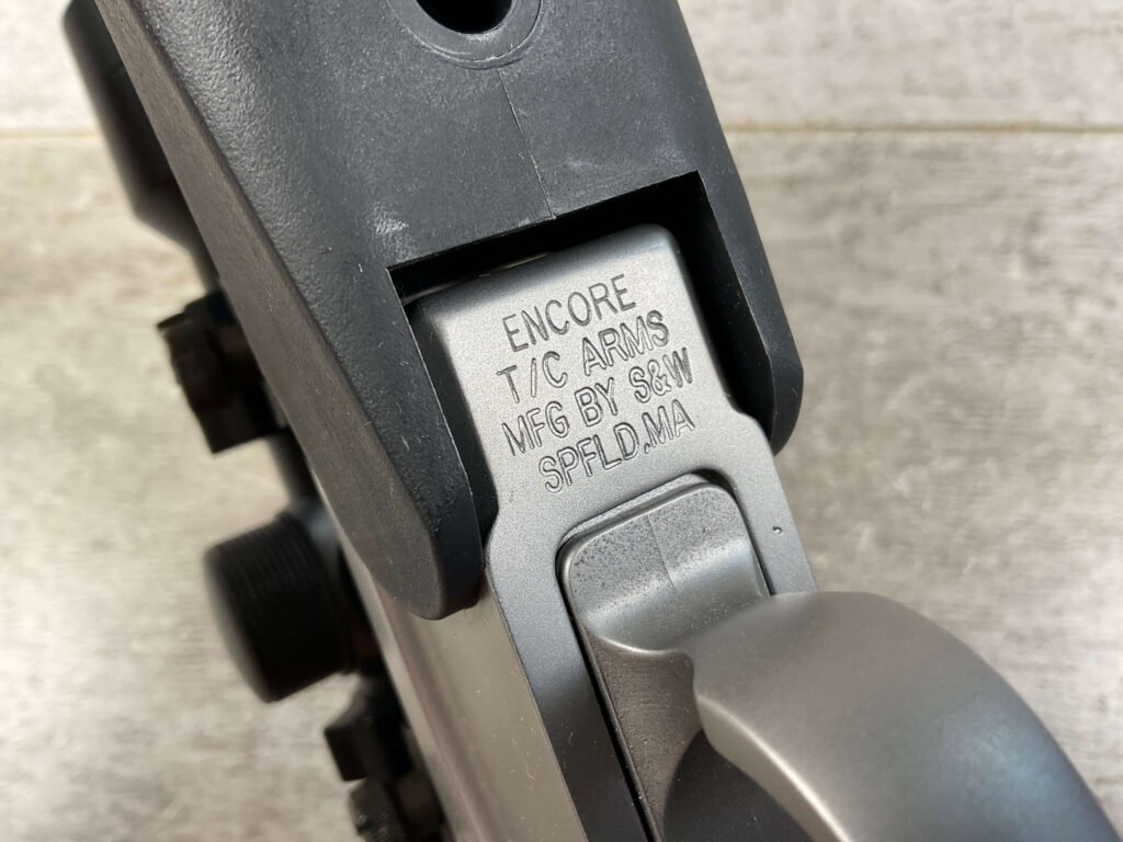 THOMPSON CENTER ENCORE 416 RIGBY SINGLE SHOT RIFLE, JAMES EARL JONES COLLECTION #5-10702