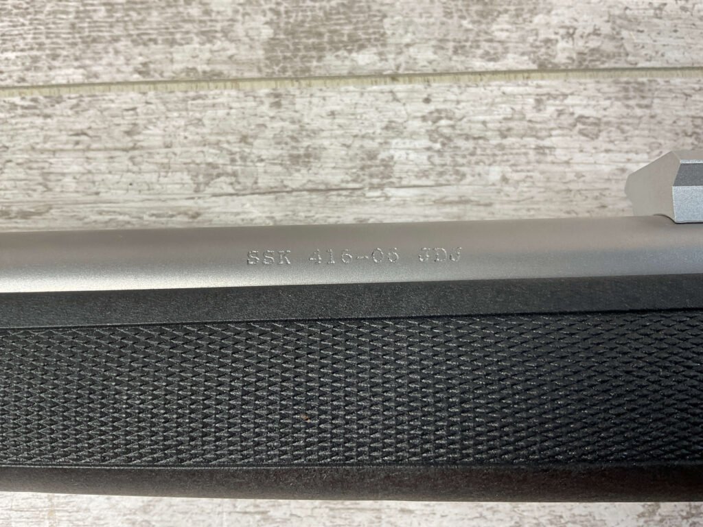 THOMPSON CENTER ENCORE 416-06 JDJ SINGLE SHOT BREAK ACTION RIFLE, JAMES EARL JONES COLLECTION #5-10703