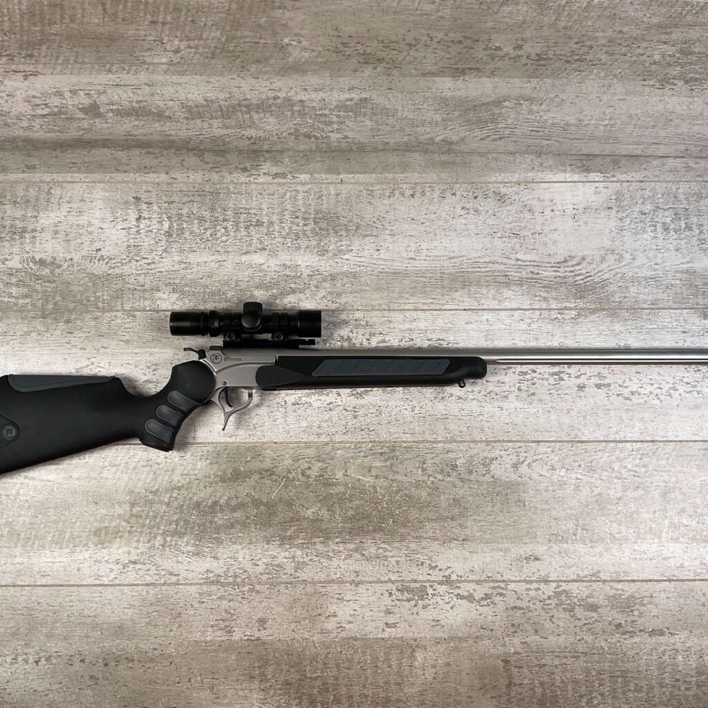 THOMPSON CENTER ENCORE 375 H&H SINGLE SHOT BREAK ACTION RIFLE, JAMES EARL JONES COLLECTION #5-10701