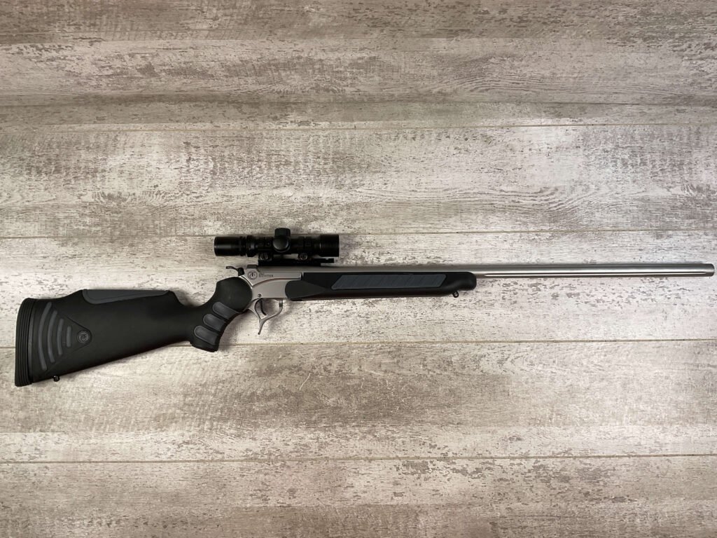 THOMPSON CENTER ENCORE 375 H&H SINGLE SHOT BREAK ACTION RIFLE, JAMES EARL JONES COLLECTION #5-10701