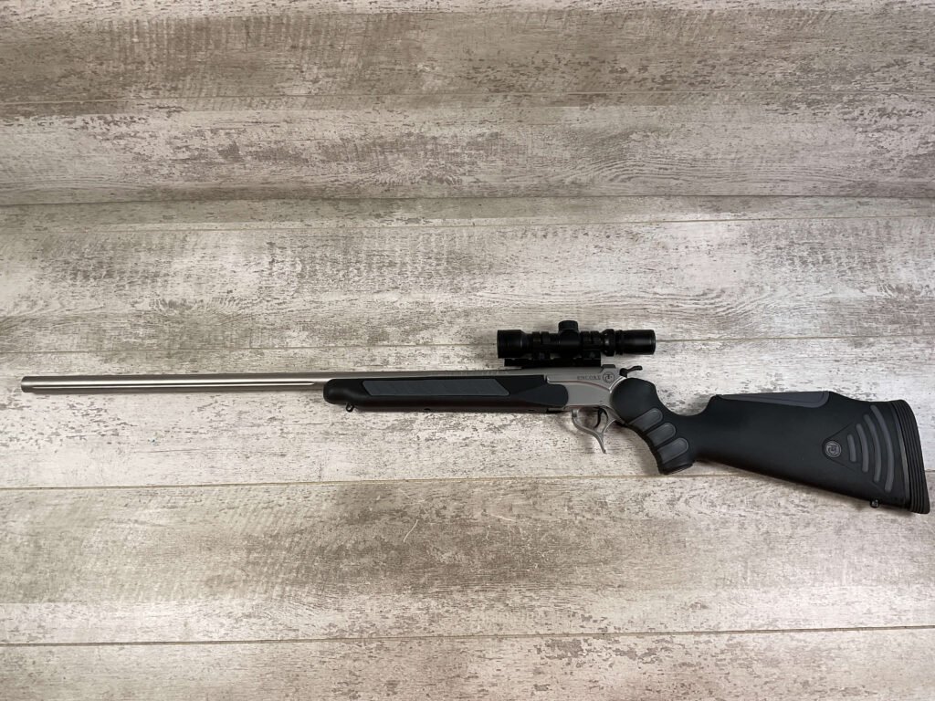 THOMPSON CENTER ENCORE 375 H&H SINGLE SHOT BREAK ACTION RIFLE, JAMES EARL JONES COLLECTION #5-10701