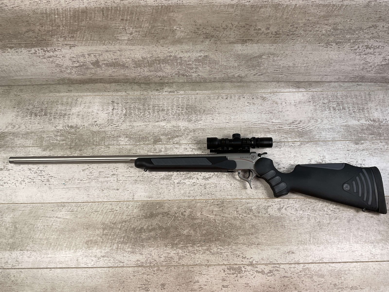 THOMPSON CENTER ARMS ENCORE .375 H&H SINGLE SHOT BREAK ACTION RIFLE ...