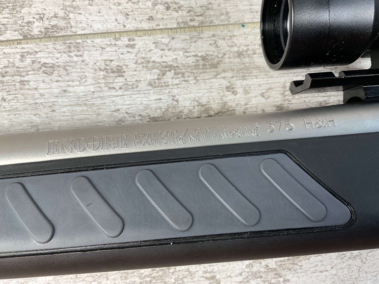 THOMPSON CENTER ARMS ENCORE .375 H&H SINGLE SHOT BREAK ACTION RIFLE ...