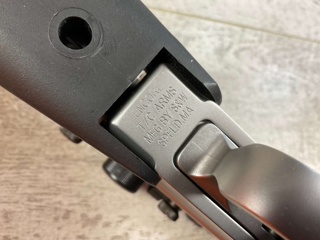 THOMPSON CENTER ENCORE 375 H&H SINGLE SHOT BREAK ACTION RIFLE, JAMES EARL JONES COLLECTION #5-10701