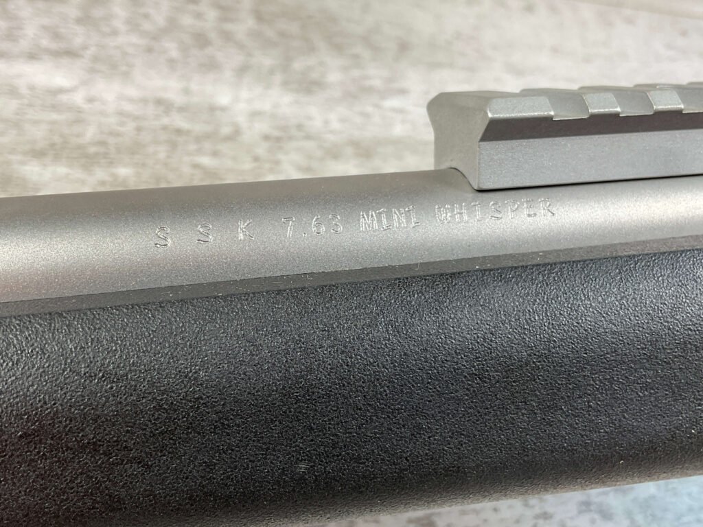 THOMPSON CENTER ENCORE 7.63 MINI SINGLE SHOT BREAK ACTION RIFLE, JAMES EARL JONES #5-10704