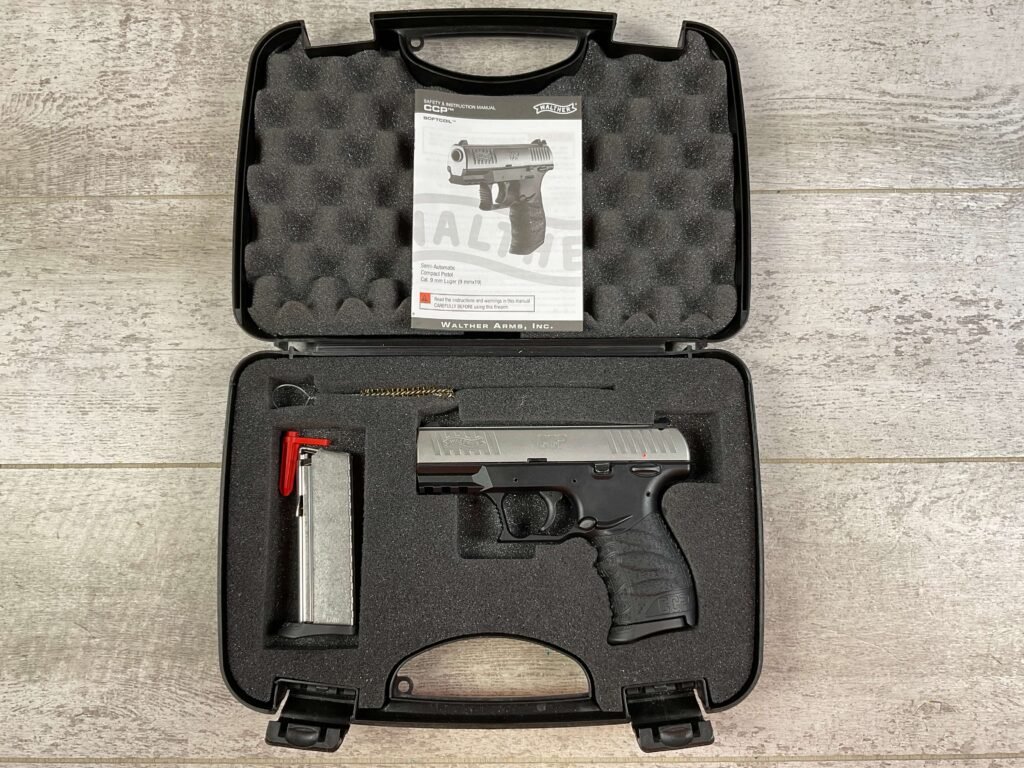 WALTHER CCP 9MM STAINLESS 8-RD SA SEMI AUTO PISTOL #5-10998