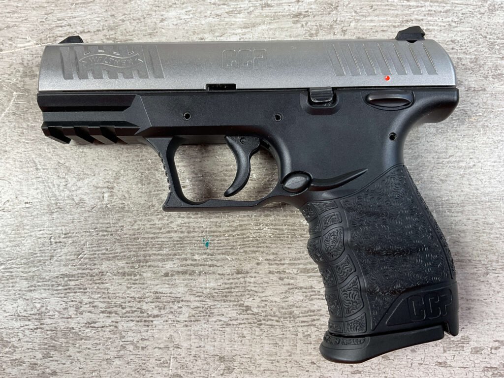 WALTHER CCP 9MM STAINLESS 8-RD SA SEMI AUTO PISTOL #5-10998