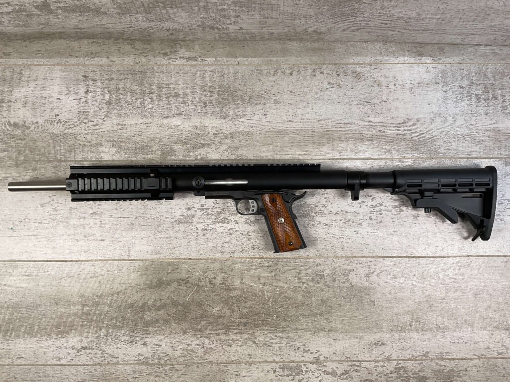 SMITH & WESSON S&W 1911 SEMI AUTO RIFLE/PISTOL IN .460 ROLAND, JAMES EARL JONES COLLECTION #5-10706-PF