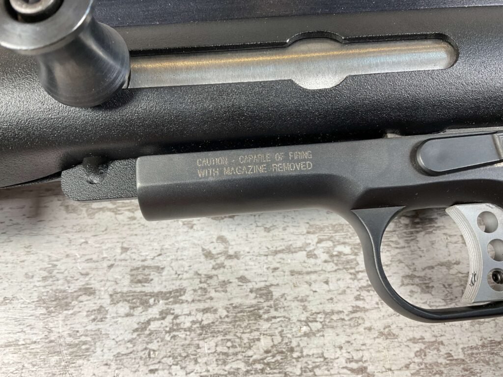 SMITH & WESSON S&W 1911 SEMI AUTO RIFLE/PISTOL IN .460 ROLAND, JAMES EARL JONES COLLECTION #5-10706-PF