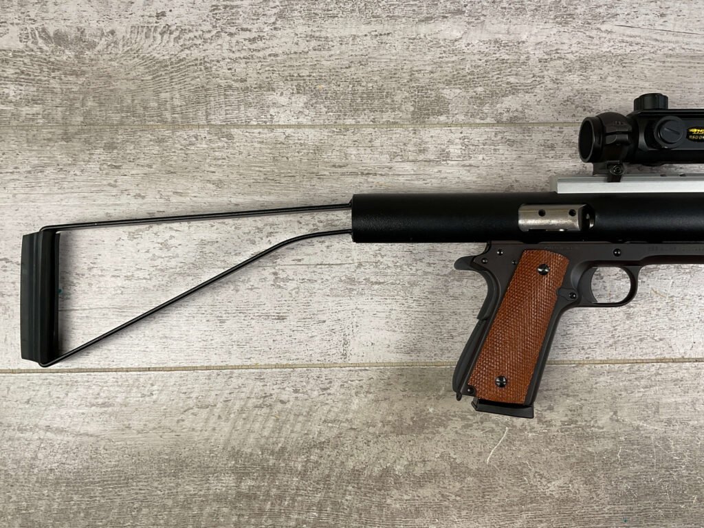 ATI S.A.M. INC 1911A1 45ACP SEMI AUTO RIFLE/PISTOL, JAMES EARL JONES COLLECTION #5-10710