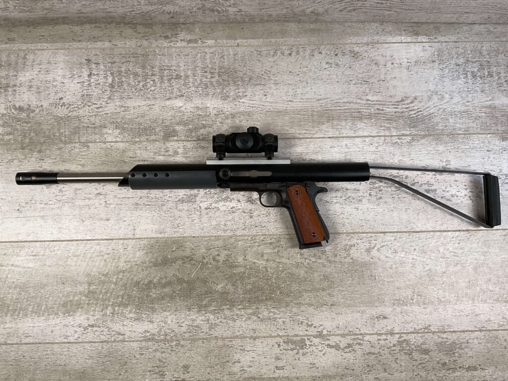 ATI S.A.M. INC 1911A1 45ACP SEMI AUTO RIFLE/PISTOL, JAMES EARL JONES COLLECTION #5-10710