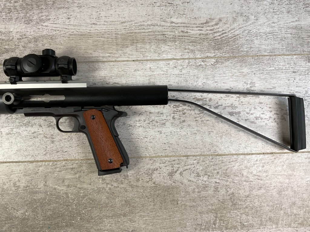 ATI S.A.M. INC 1911A1 45ACP SEMI AUTO RIFLE/PISTOL, JAMES EARL JONES COLLECTION #5-10710