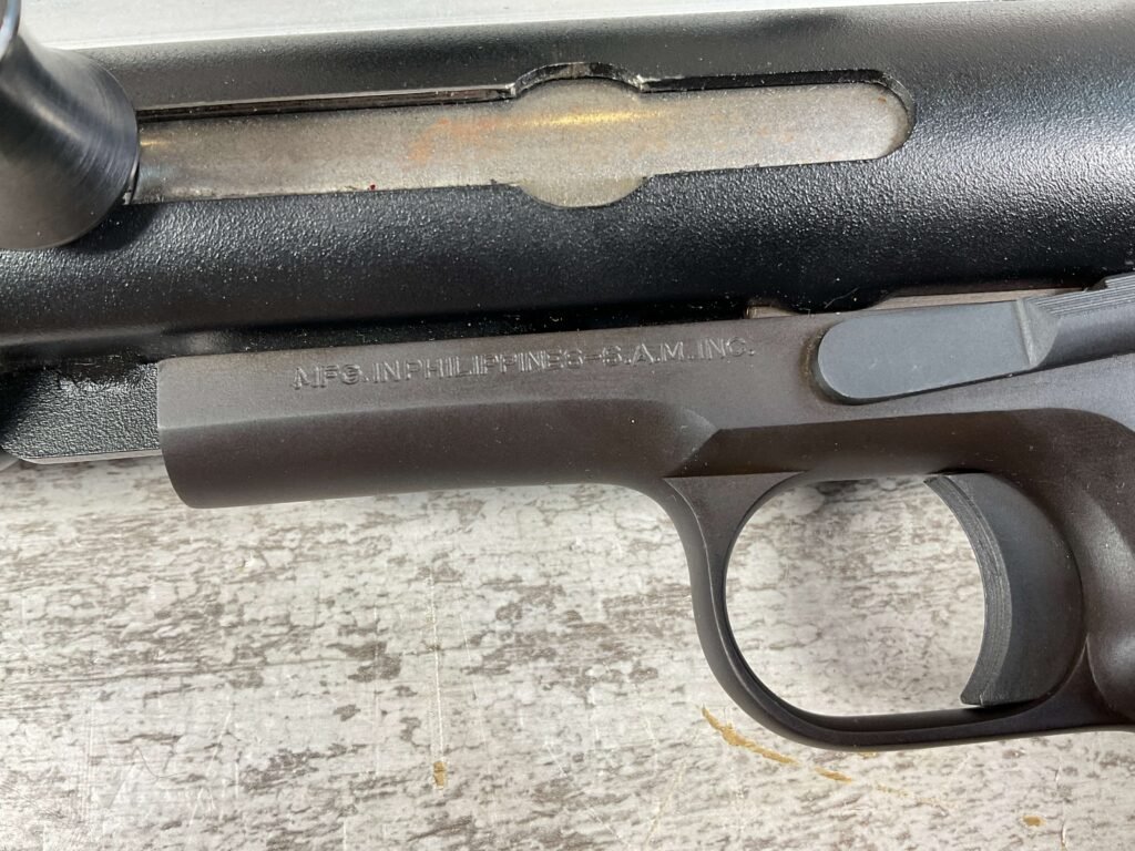 ATI S.A.M. INC 1911A1 45ACP SEMI AUTO RIFLE/PISTOL, JAMES EARL JONES COLLECTION #5-10710