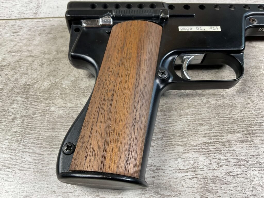 GYROJET MARK II MOD C 12MM SEMI AUTO ROCKET PISTOL, VERY RARE, JAMES EARL JONES COLLECTION, C&R #5-10713-PF