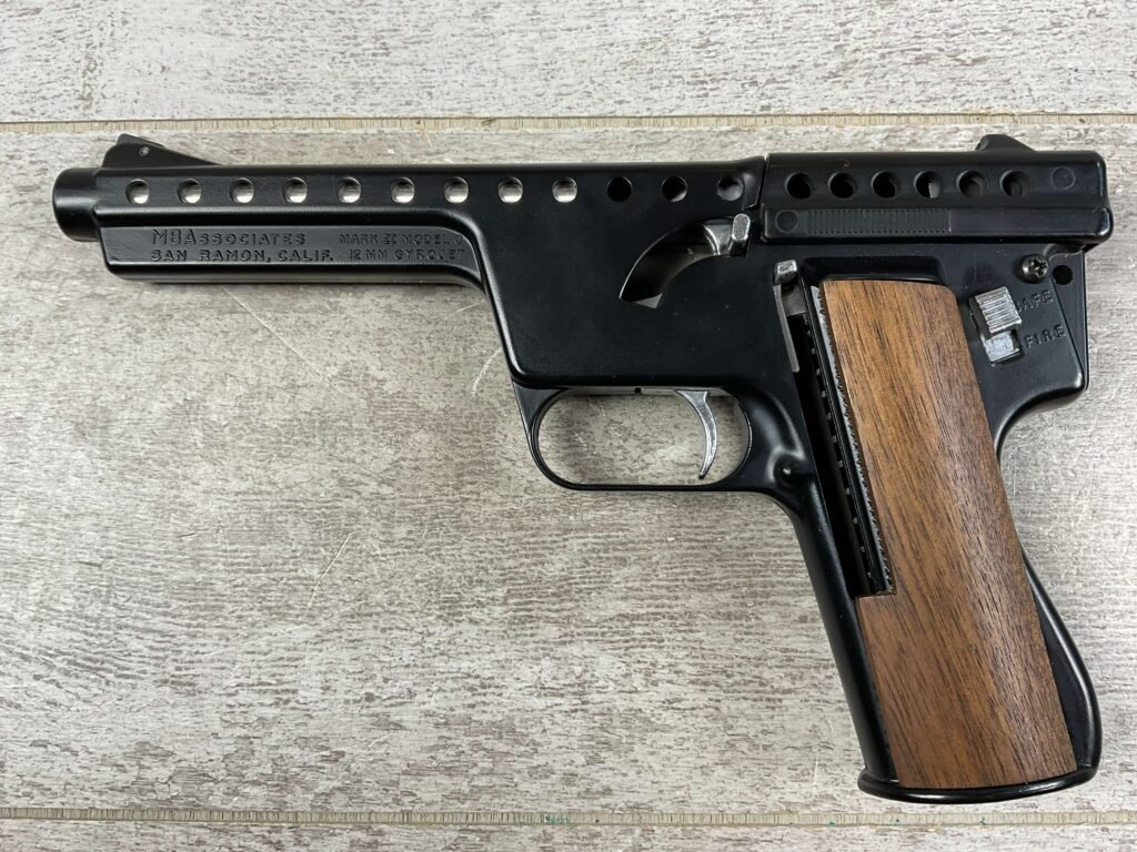 GYROJET MARK II MOD C 12MM SEMI AUTO ROCKET PISTOL, VERY RARE, JAMES EARL JONES COLLECTION, C&R #5-10713-PF