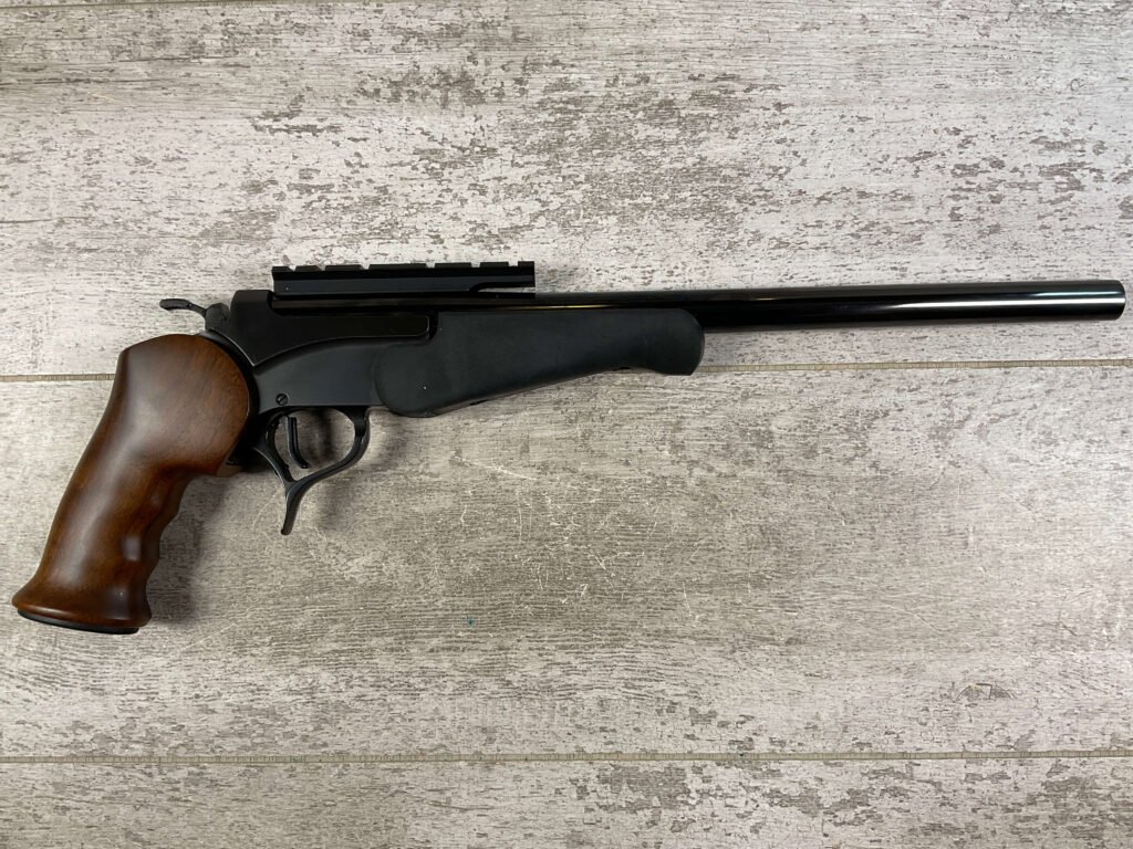 THOMPSON CENTER ENCORE 7.63 MINI WHISPER SINGLE SHOT BREAK ACTION PISTOL, JAMES EARL JONES COLLECTION #5-10714-PF