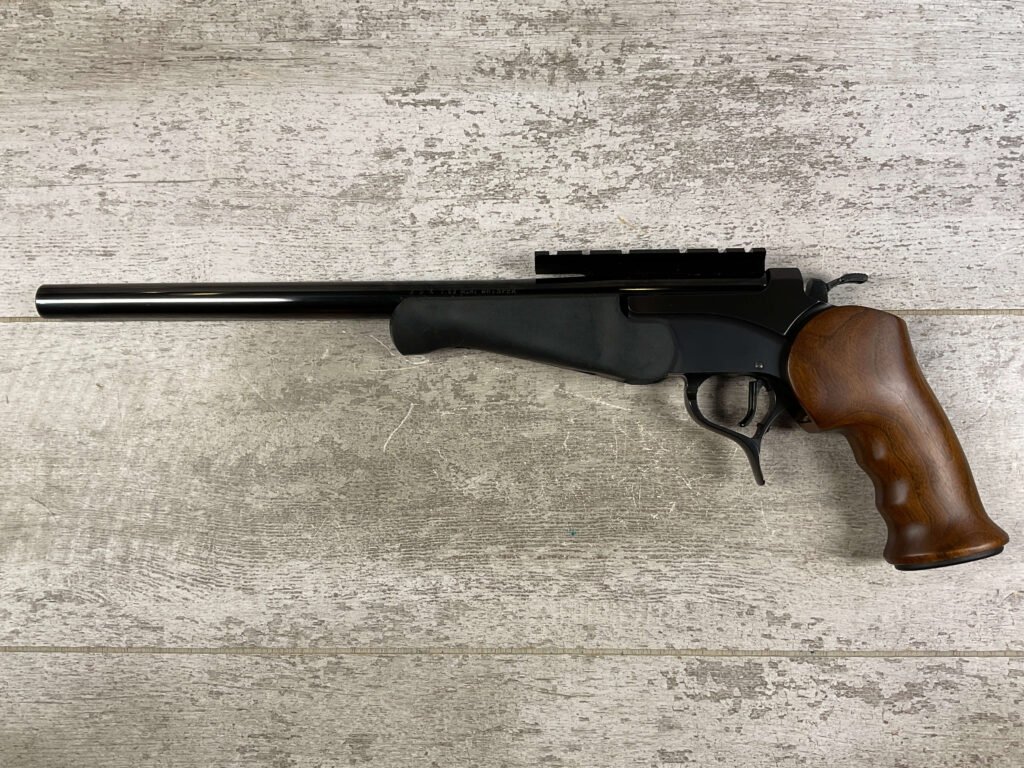 THOMPSON CENTER ENCORE 7.63 MINI WHISPER SINGLE SHOT BREAK ACTION PISTOL, JAMES EARL JONES COLLECTION #5-10714-PF