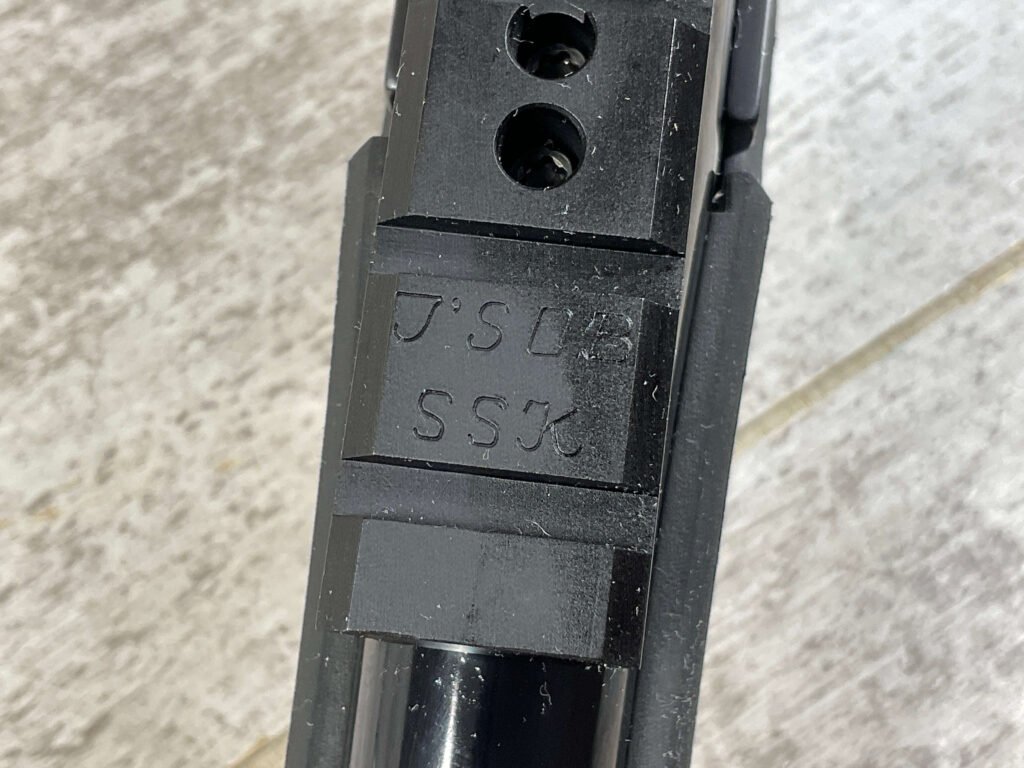 THOMPSON CENTER ENCORE 7.63 MINI WHISPER SINGLE SHOT BREAK ACTION PISTOL, JAMES EARL JONES COLLECTION #5-10714-PF