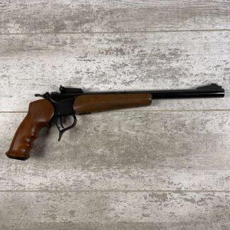 THOMPSON CENTER ENCORE .219 ZIPPER SINGLE SHOT BREAK ACTION PISTOL, JAMES EARL JONES COLLECTION #5-10716-PF