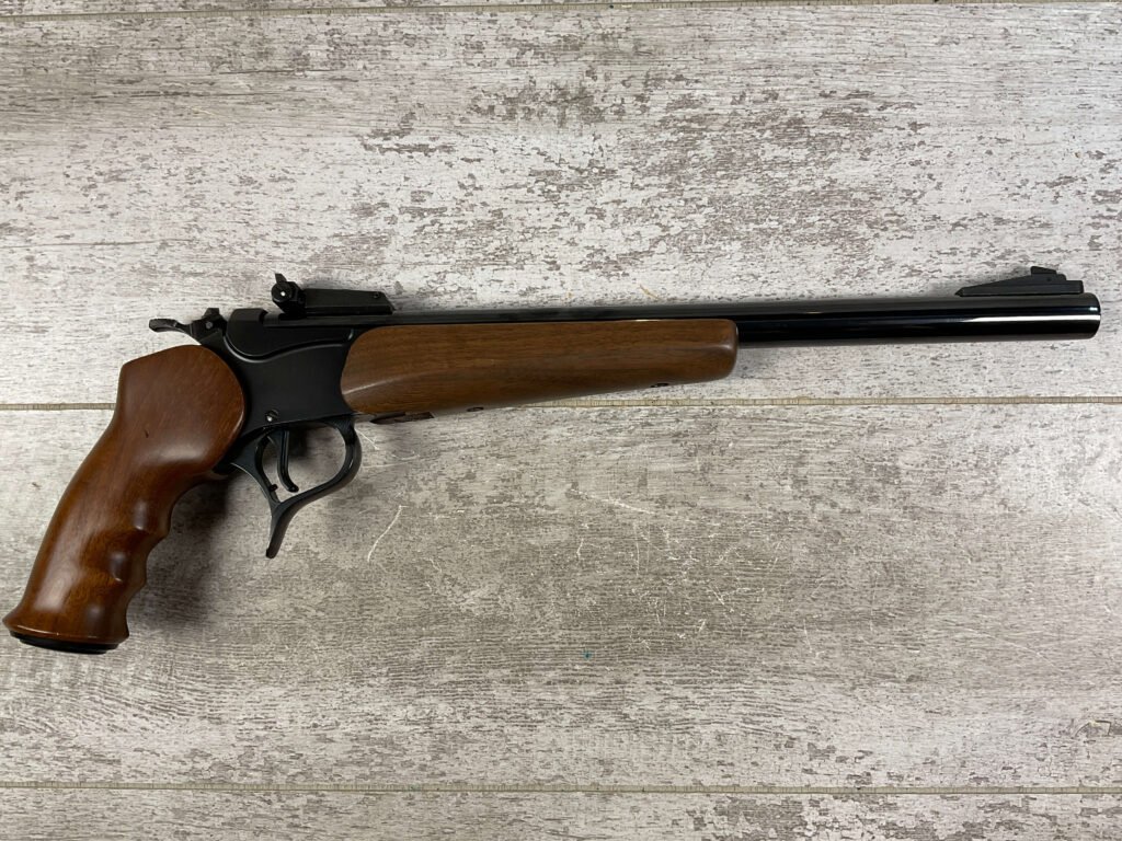 THOMPSON CENTER ENCORE .219 ZIPPER SINGLE SHOT BREAK ACTION PISTOL, JAMES EARL JONES COLLECTION #5-10716-PF