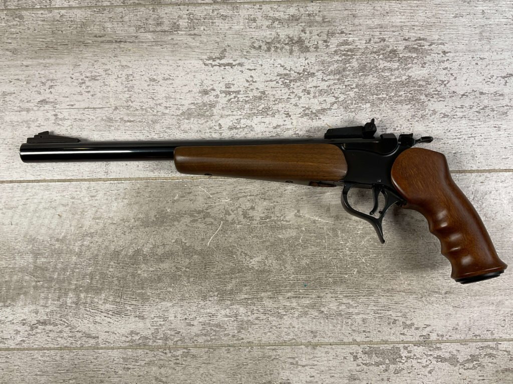 THOMPSON CENTER ENCORE .219 ZIPPER SINGLE SHOT BREAK ACTION PISTOL, JAMES EARL JONES COLLECTION #5-10716-PF