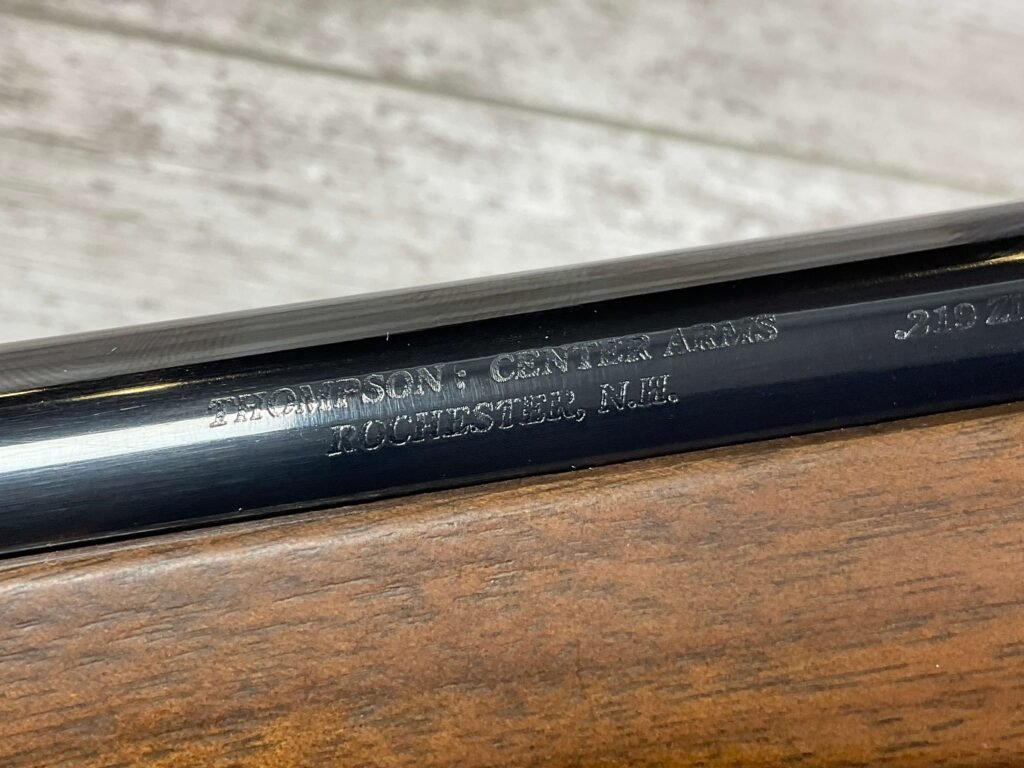 THOMPSON CENTER ENCORE .219 ZIPPER SINGLE SHOT BREAK ACTION PISTOL, JAMES EARL JONES COLLECTION #5-10716-PF