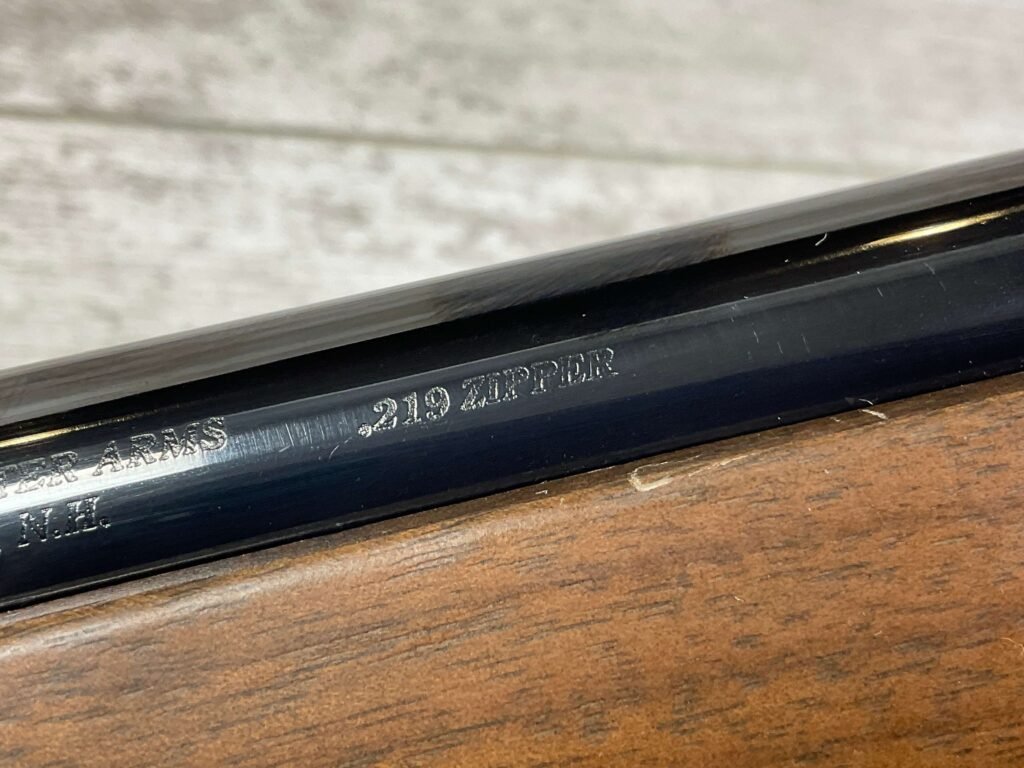 THOMPSON CENTER ENCORE .219 ZIPPER SINGLE SHOT BREAK ACTION PISTOL, JAMES EARL JONES COLLECTION #5-10716-PF