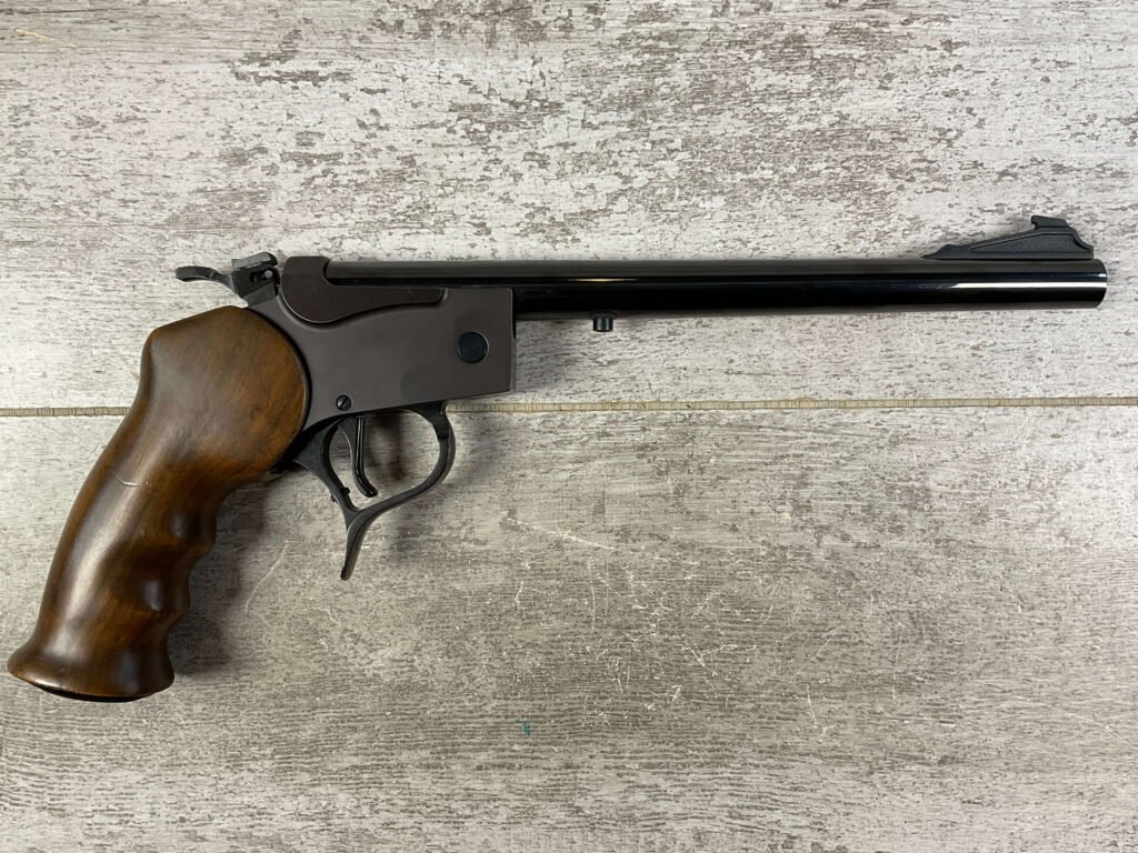 THOMPSON CENTER ENCORE .357 CAL HERRETT SINGLE SHOT BREAK ACTION PISTOL, JAMES EARL JONES COLLECTION #5-10717-PF