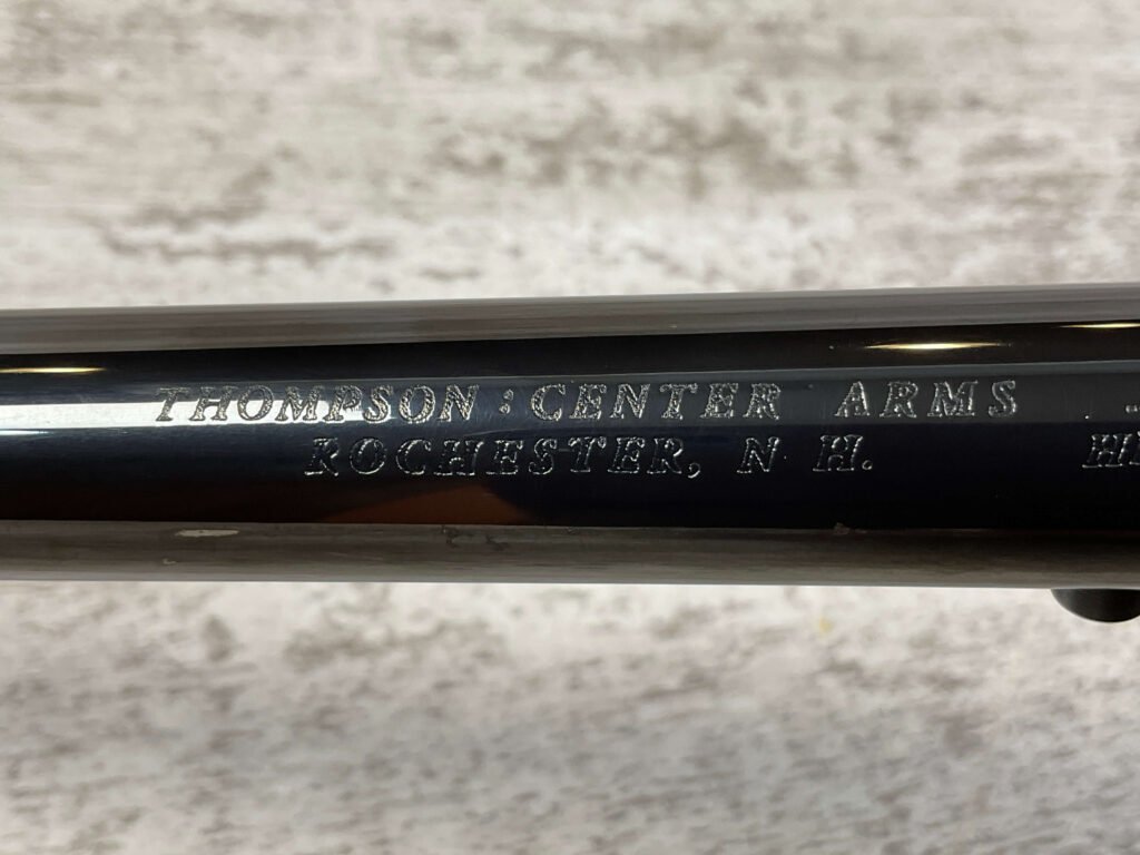 THOMPSON CENTER ENCORE .357 CAL HERRETT SINGLE SHOT BREAK ACTION PISTOL, JAMES EARL JONES COLLECTION #5-10717-PF