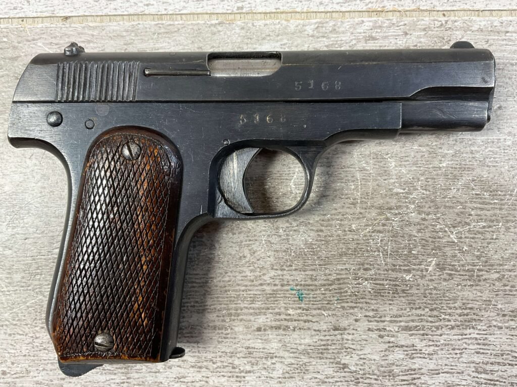 CHINESE SHIKI 7.65MM CAL WWII SEMI AUTO PISTOL, ULTRA RARE, ALL MATCHING, JAMES EARL JONES COLLECTION #5-10719-PF