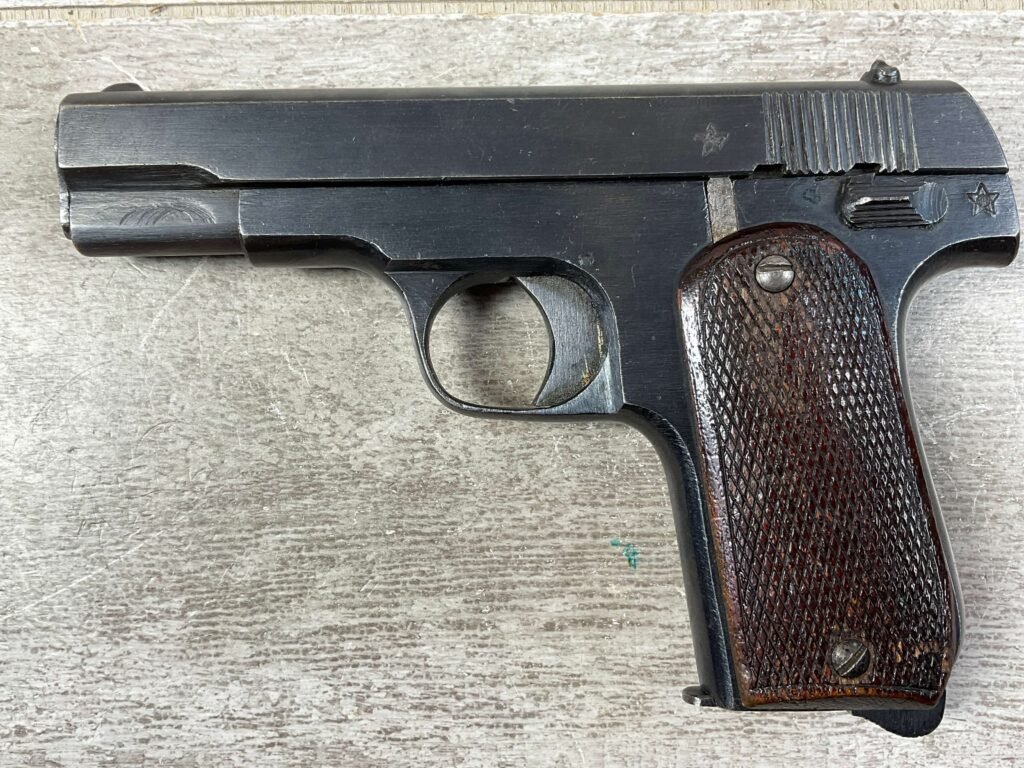 CHINESE SHIKI 7.65MM CAL WWII SEMI AUTO PISTOL, ULTRA RARE, ALL MATCHING, JAMES EARL JONES COLLECTION #5-10719-PF
