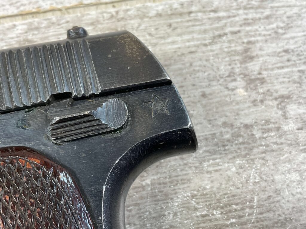 CHINESE SHIKI 7.65MM CAL WWII SEMI AUTO PISTOL, ULTRA RARE, ALL MATCHING, JAMES EARL JONES COLLECTION #5-10719-PF