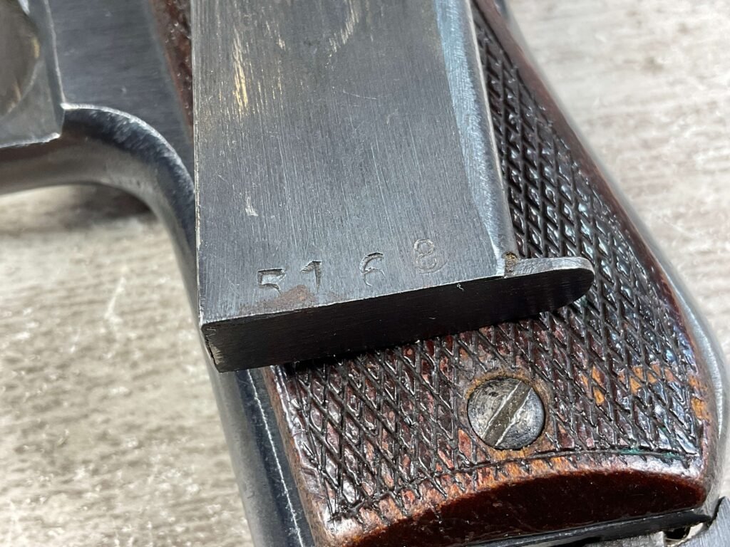 CHINESE SHIKI 7.65MM CAL WWII SEMI AUTO PISTOL, ULTRA RARE, ALL MATCHING, JAMES EARL JONES COLLECTION #5-10719-PF