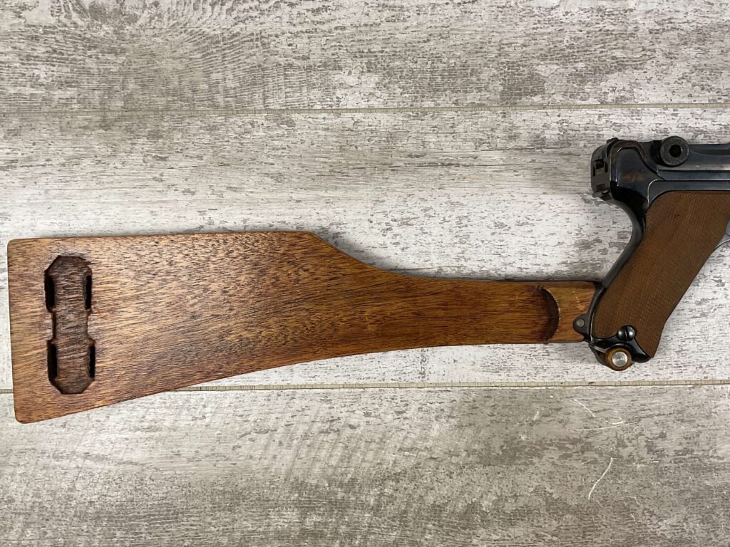 ERFURT LUGER P08 1920 9MM CARBINE SEMI AUTO PISTOL, JAMES EARL JONES COLLECTION, C&R FFL #5-10711-PF