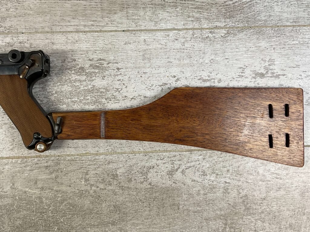 ERFURT LUGER P08 1920 9MM CARBINE SEMI AUTO PISTOL, JAMES EARL JONES COLLECTION, C&R FFL #5-10711-PF