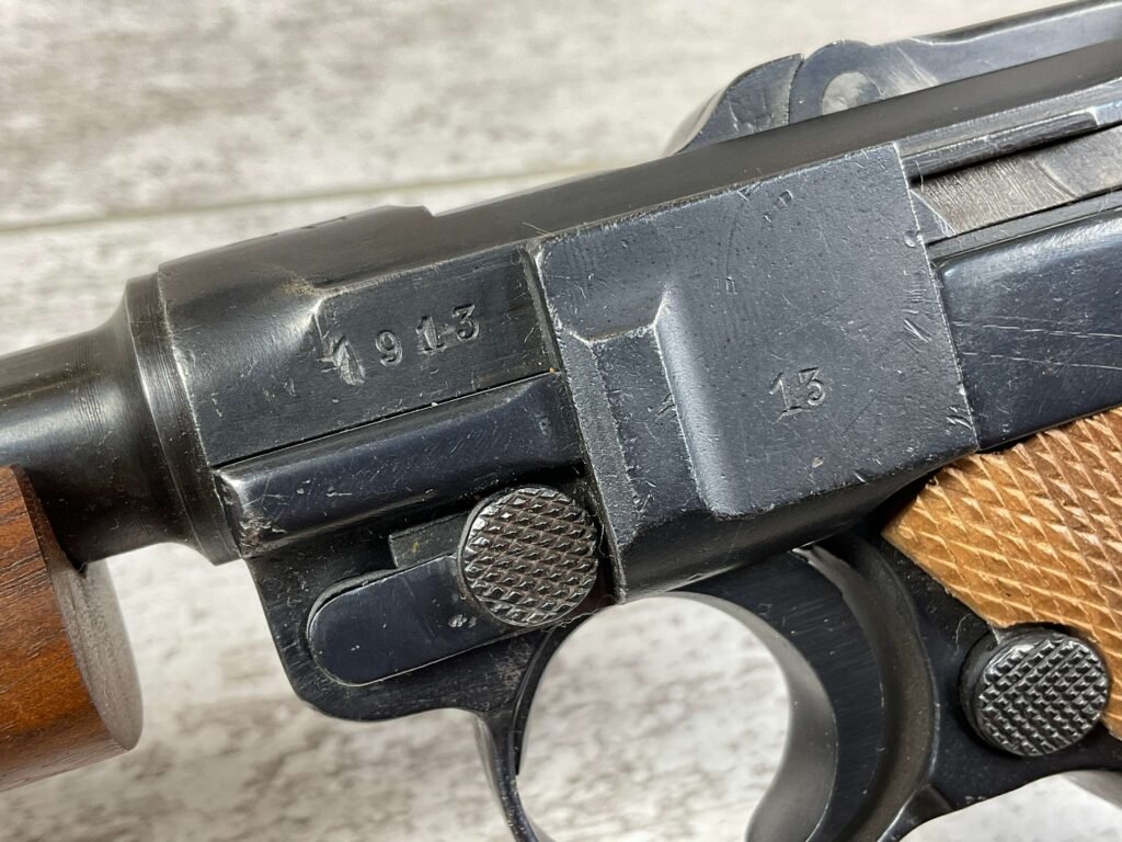 ERFURT LUGER P08 1920 9MM CARBINE SEMI AUTO PISTOL, JAMES EARL JONES COLLECTION, C&R FFL #5-10711-PF