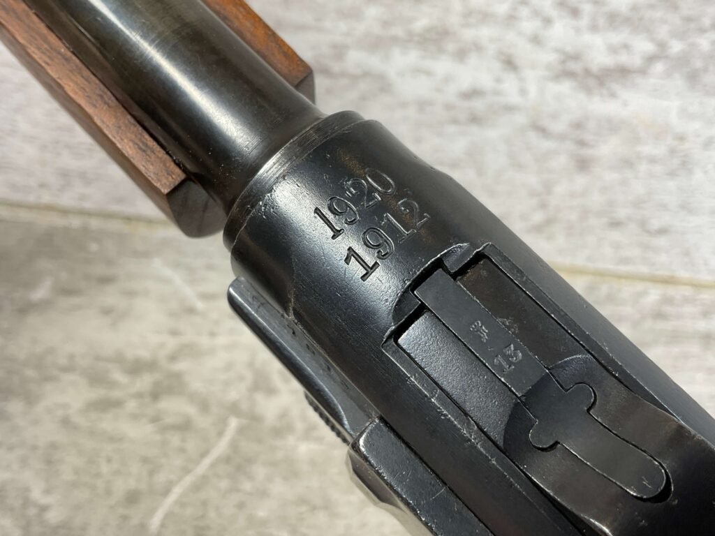 ERFURT LUGER P08 1920 9MM CARBINE SEMI AUTO PISTOL, JAMES EARL JONES COLLECTION, C&R FFL #5-10711-PF