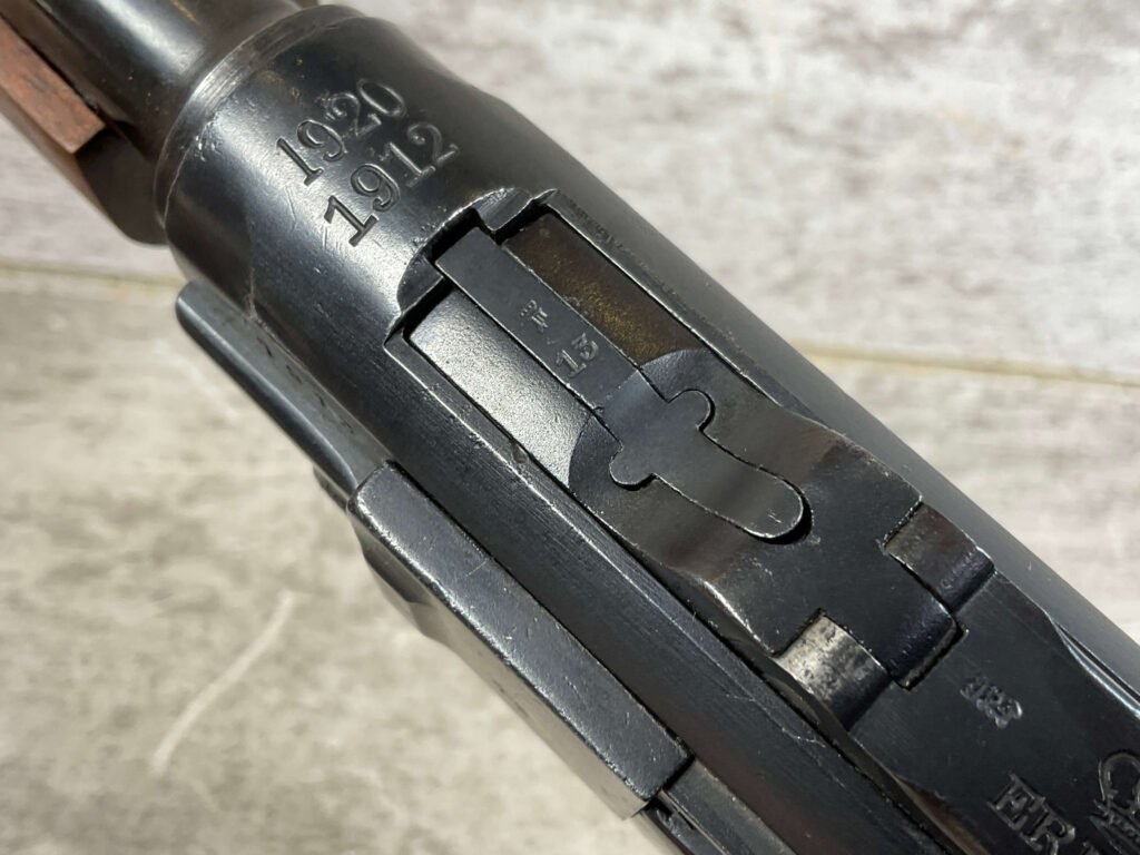 ERFURT LUGER P08 1920 9MM CARBINE SEMI AUTO PISTOL, JAMES EARL JONES COLLECTION, C&R FFL #5-10711-PF