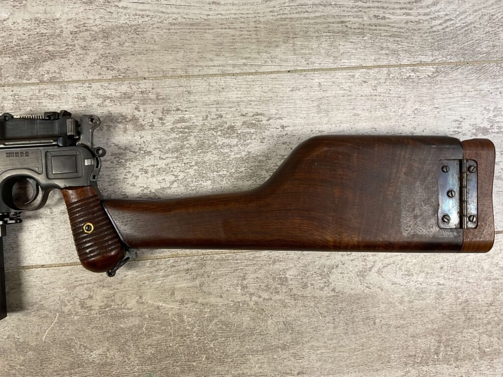 MAUSER OYSTER BAY C96 7.63X25 BROOMHANDLE SEMI AUTO PISTOL, JAMES EARL JONES COLLECTION, C&R #5-10712-PF