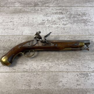 EAST INDIA CO. 1813 FLINTLOCK .69 CAL PISTOL, ANTIQUE #5-05965-AG