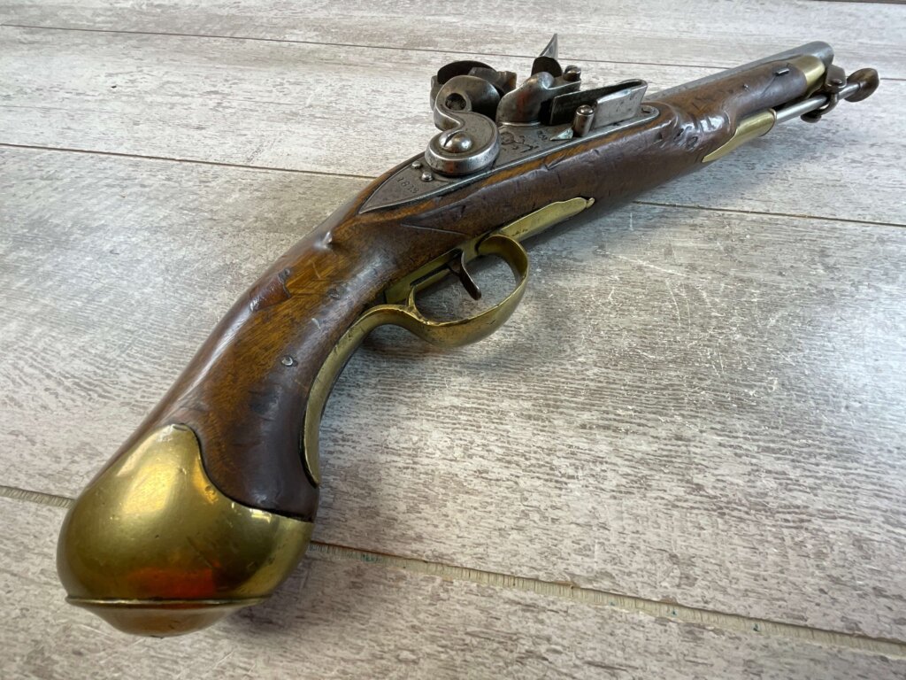 EAST INDIA CO. 1813 FLINTLOCK .69 CAL PISTOL, ANTIQUE #5-05965-AG