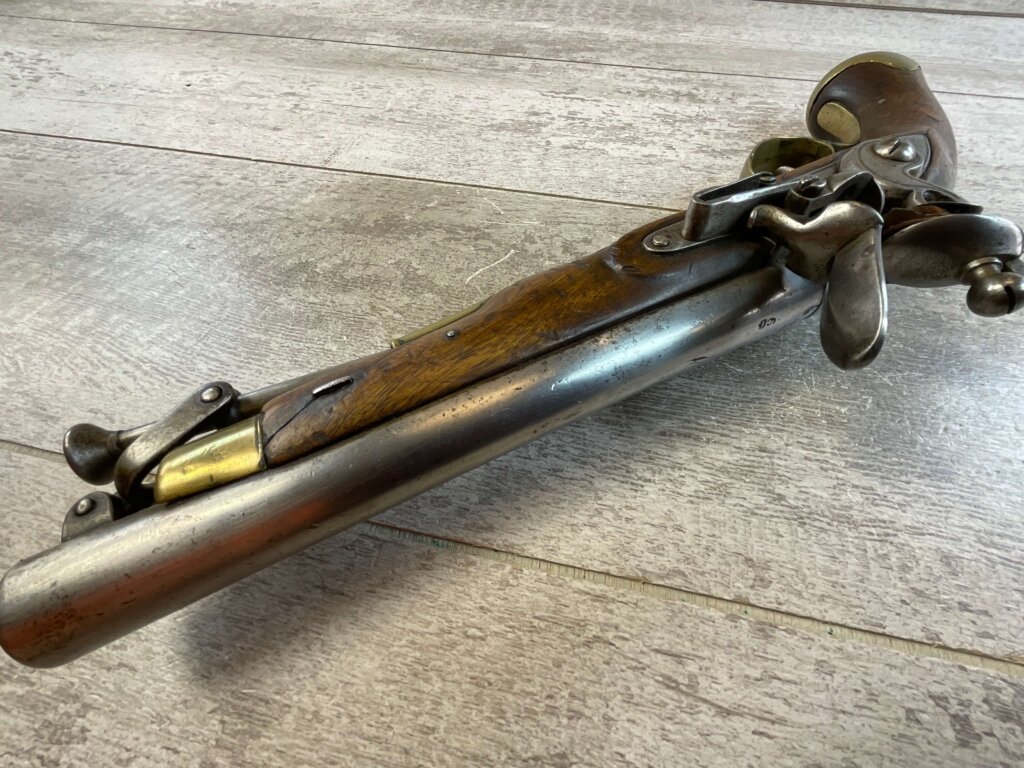 EAST INDIA CO. 1813 FLINTLOCK .69 CAL PISTOL, ANTIQUE #5-05965-AG