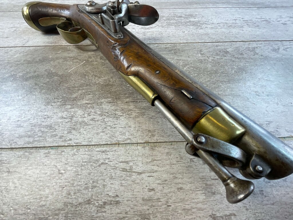 EAST INDIA CO. 1813 FLINTLOCK .69 CAL PISTOL, ANTIQUE #5-05965-AG