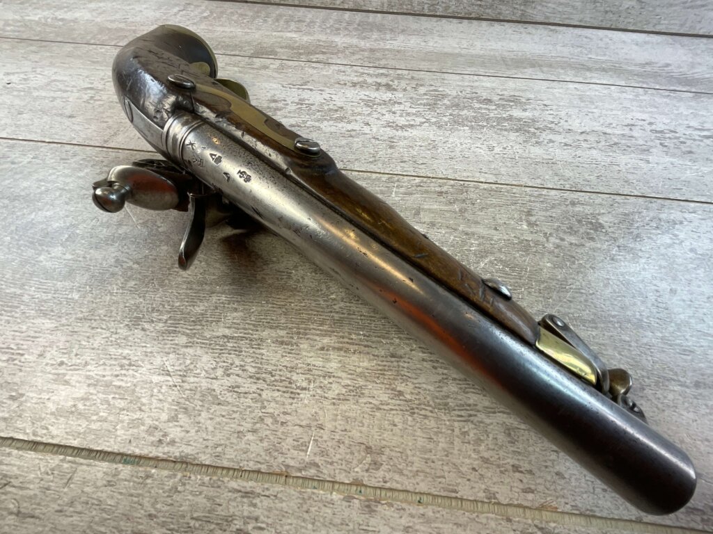 EAST INDIA CO. 1813 FLINTLOCK .69 CAL PISTOL, ANTIQUE #5-05965-AG