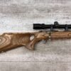 SAVAGE MARK II BTVS 22 LR ONLY BOLT ACTION STAINLESS RIMFIRE RIFLE, MINTY #5-09500