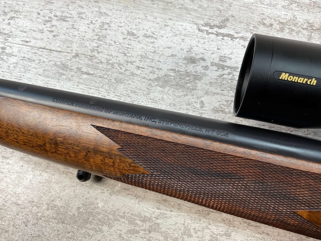 COOPER ARMS MODEL 57-M 22LR BOLT ACTION RIFLE, NIKON MONARCH SCOPE, MINTY #5-09501