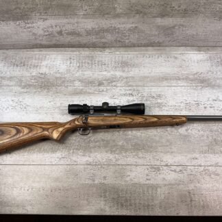 RUGER ALL WEATHER 77/22 .22LR BOLT ACTION RIFLE W/SCOPE, MINTY #5-09510-HQ