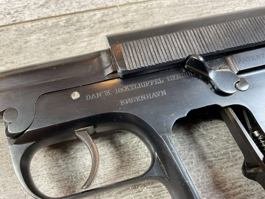 DANSK SCHOUBOE 1907 11MM SEMI AUTO PISTOL, ULTRA RARE, JAMES EARL JONES COLLECTION #5-10721