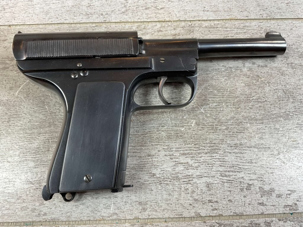 DANSK SCHOUBOE 1907 11MM SEMI AUTO PISTOL, ULTRA RARE, JAMES EARL JONES COLLECTION #5-10721