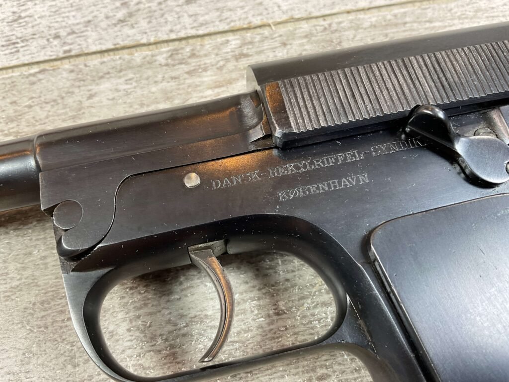 DANSK SCHOUBOE 1907 11MM SEMI AUTO PISTOL, ULTRA RARE, JAMES EARL JONES COLLECTION #5-10721